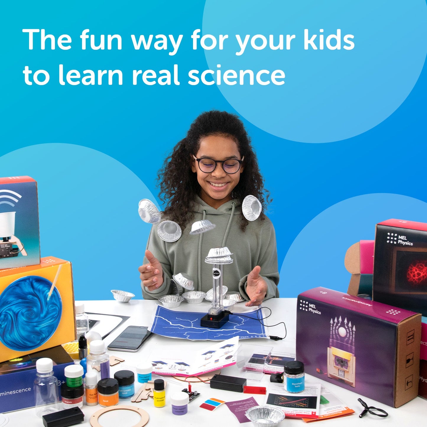 MEL Physics bundle. 6 sets. Ages 8–14+