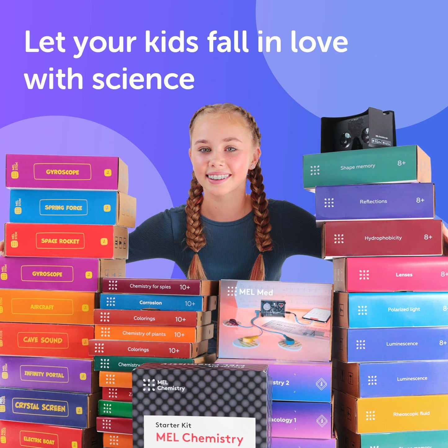 12-kit subscription. Physics. Ages 8–14+